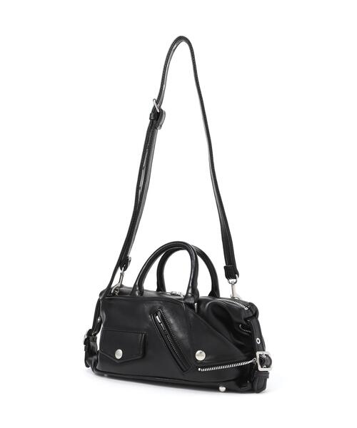 beautiful people(ビューティフルピープル)の「beautiful people/ビューティフルピープル/excerption riders boston bag(ボストンバッグ・レディース・ブラック・F)」の5枚目の写真