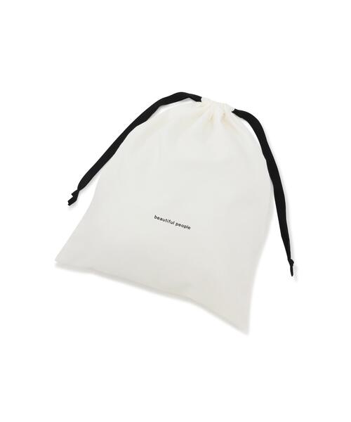 beautiful people(ビューティフルピープル)の「beautiful people/ビューティフルピープル/excerption riders boston bag(ボストンバッグ・レディース・ブラック・F)」の16枚目の写真