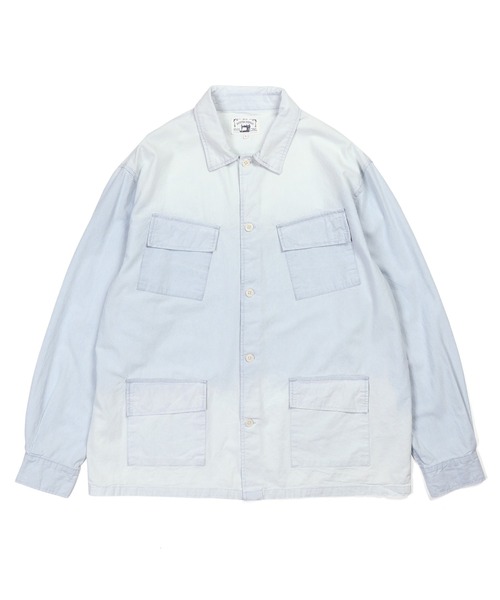 5oz Indigo Shantung long sleeve — длинный рукав, индийский шантунг, 5oz