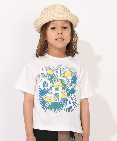 MINIONS(ミニオンズ)の「親子お揃い ミニオン マジックTシャツ 1758K(Tシャツ/カットソー・キッズ・ホワイト/イエロー・100cm/140cm/130cm/120cm/110cm/90cm)」の2枚目の写真