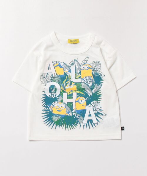 MINIONS(ミニオンズ)の「親子お揃い ミニオン マジックTシャツ 1758K(Tシャツ/カットソー・キッズ・ホワイト/イエロー・100cm/140cm/130cm/120cm/110cm/90cm)」の3枚目の写真
