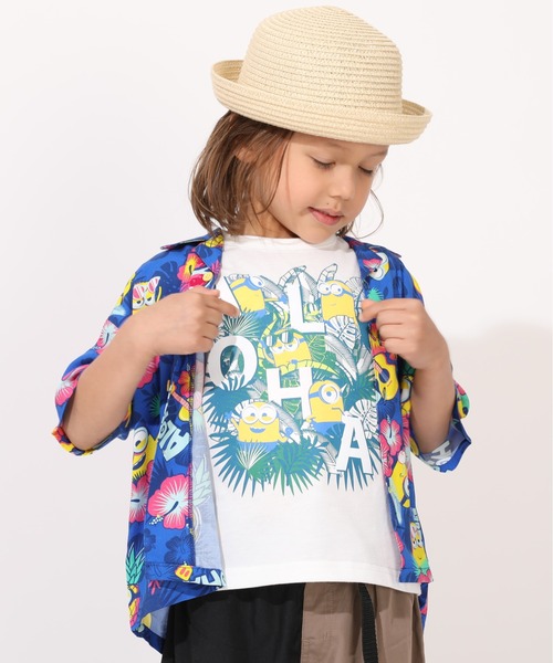 MINIONS(ミニオンズ)の「親子お揃い ミニオン マジックTシャツ 1758K(Tシャツ/カットソー・キッズ・ホワイト/イエロー・100cm/140cm/130cm/120cm/110cm/90cm)」の8枚目の写真