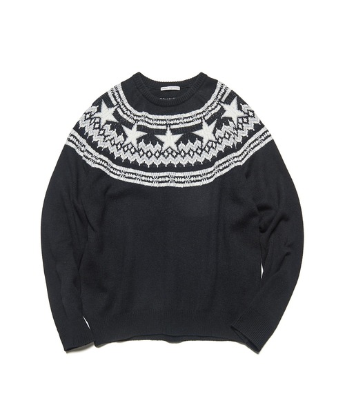 uniform experiment NORDIC SWEATER セーター STAR NORDIC SWEATER（ニット/セーター）｜uniform experiment