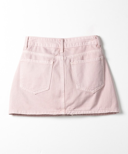 me+em select(ミームセレクト)の「【 インパン裏地付き 】ヴィンテージピンクレイヤードデニムミニスカート / vintage pink denim mini skirt(デニムスカート・レディース・ピンク・SMALL/MEDIUM/LARGE)」の11枚目の写真