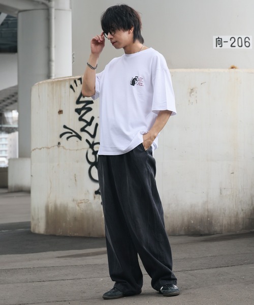 CORPUS SELECT(コーパストーキョー)の「【BRANDALISED/ブランダライズド】アソート バンクシー アートワークデザイン 3DラバープリントTシャツ(Tシャツ/カットソー・メンズ・ブラック系1/ホワイト系2/ホワイト系1/ブラック系2・LL/L/M)」の22枚目の写真