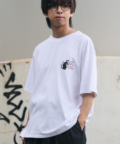 CORPUS SELECT(コーパストーキョー)の「【BRANDALISED/ブランダライズド】アソート バンクシー アートワークデザイン 3DラバープリントTシャツ(Tシャツ/カットソー・メンズ・ブラック系1/ホワイト系2/ホワイト系1/ブラック系2・LL/L/M)」の18枚目の写真