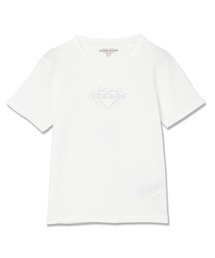 GUESS JEANS | GUESS JEANS Rhinestone Heart Tee Tシャツ 半袖(Tシャツ/カットソー)