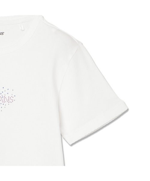 GUESS JEANS（ゲスジーンズ）の「GUESS JEANS Rhinestone Heart Tee Tシャツ 半袖（Tシャツ/カットソー・レディース・ホワイト/ブラック・X-SMALL/SMALL/MEDIUM/LARGE）」の10枚目の写真