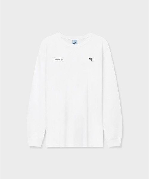 GRUNDEN(グルンデン)の「SMALL LOGO LONG SLEEVE T-SHIRT (WHITE)_G26BUJTS06(Tシャツ/カットソー・レディース・その他・1/2/3)」の1枚目の写真