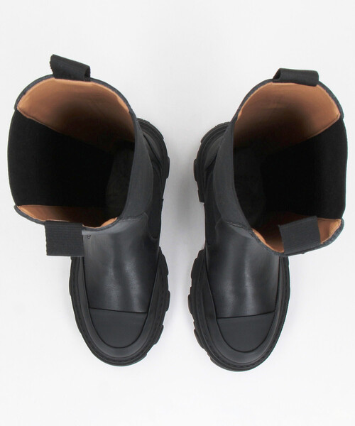 GANNI(ガニー)の「GANNI/ガニー High Chelsea Boot Black Stitch / チャンキーソール ロングブーツ【36-38サイズ/限定展開】(ブーツ・レディース・ブラック・38/36)」の10枚目の写真