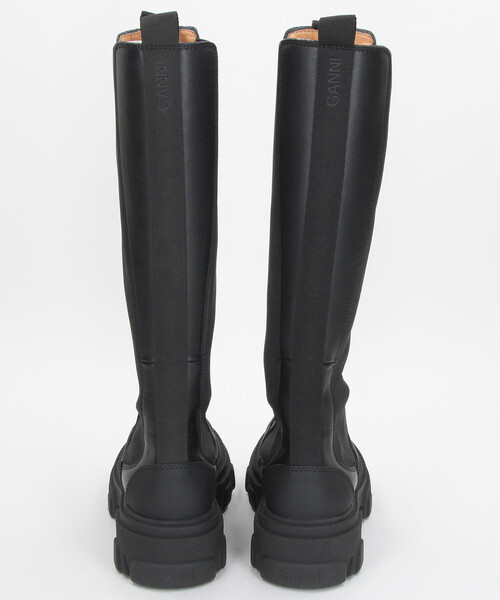 GANNI(ガニー)の「GANNI/ガニー High Chelsea Boot Black Stitch / チャンキーソール ロングブーツ【36-38サイズ/限定展開】(ブーツ・レディース・ブラック・38/36)」の8枚目の写真