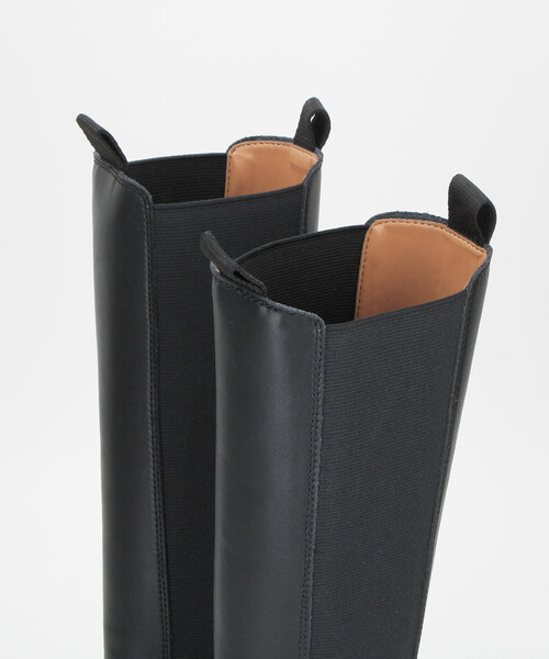 GANNI(ガニー)の「GANNI/ガニー High Chelsea Boot Black Stitch / チャンキーソール ロングブーツ【36-38サイズ/限定展開】(ブーツ・レディース・ブラック・38/36)」の6枚目の写真
