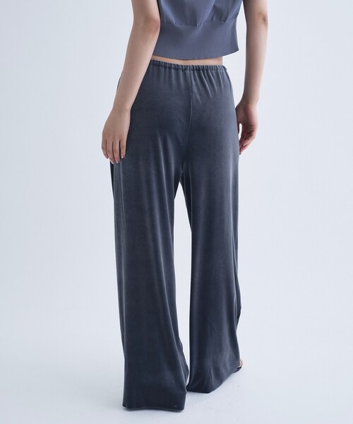 CODE A（コードエー）の「velour easy pants（その他パンツ・レディース・グレー/ブラック・36/38）」の18枚目の写真