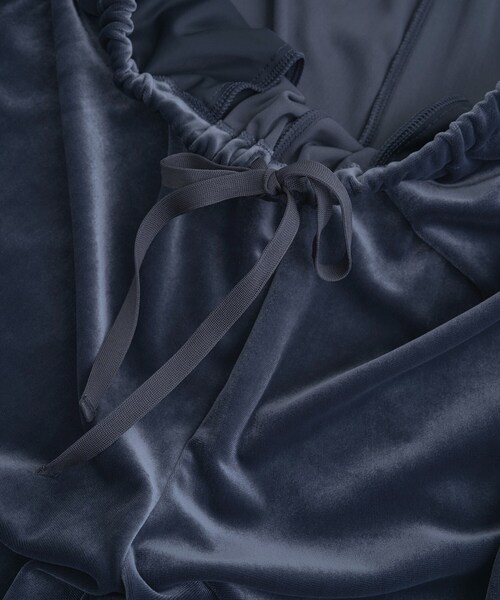 CODE A（コードエー）の「velour easy pants（その他パンツ・レディース・グレー/ブラック・36/38）」の20枚目の写真