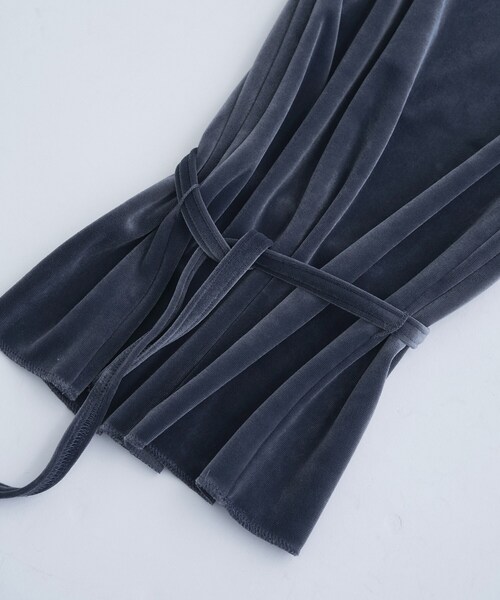 CODE A（コードエー）の「velour easy pants（その他パンツ・レディース・グレー/ブラック・36/38）」の21枚目の写真