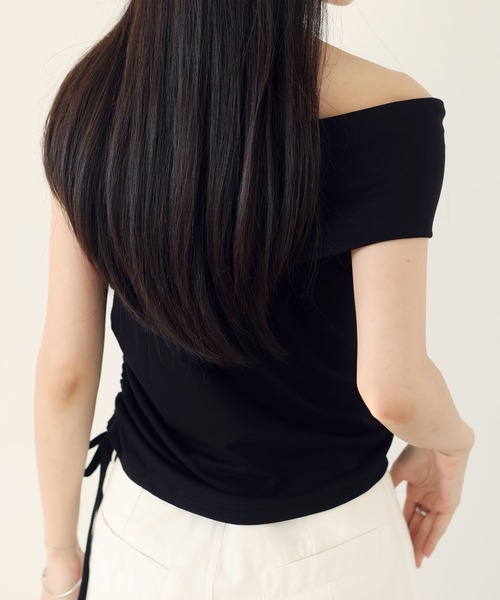 MAISON DE THERESE(メゾン ド テレーズ)の「2wayネック ボートネック ドレープサマーニット(ニット/セーター・レディース・Black/White/BROWN・M)」の17枚目の写真