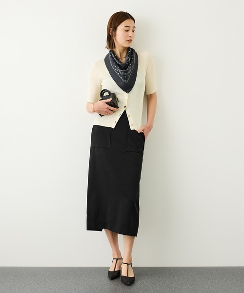 ROPE'（ロペ）の「【J'aDoRe・一部店舗限定サイズ】[美人スカート]キュプラポリエステルポケット付きタイトスカート/イージーケア・26AW（スカート・レディース・ブラック/ブラウン/グリーン・36/40/38）」の13枚目の写真