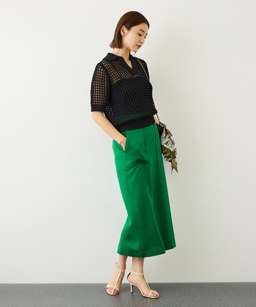ROPE'（ロペ）の「【J'aDoRe・一部店舗限定サイズ】[美人スカート]キュプラポリエステルポケット付きタイトスカート/イージーケア・26AW（スカート・レディース・ブラック/ブラウン/グリーン・36/40/38）」の16枚目の写真