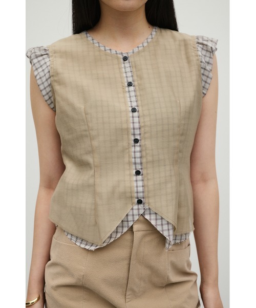 Shia replay check blouse — блузка with replay pattern