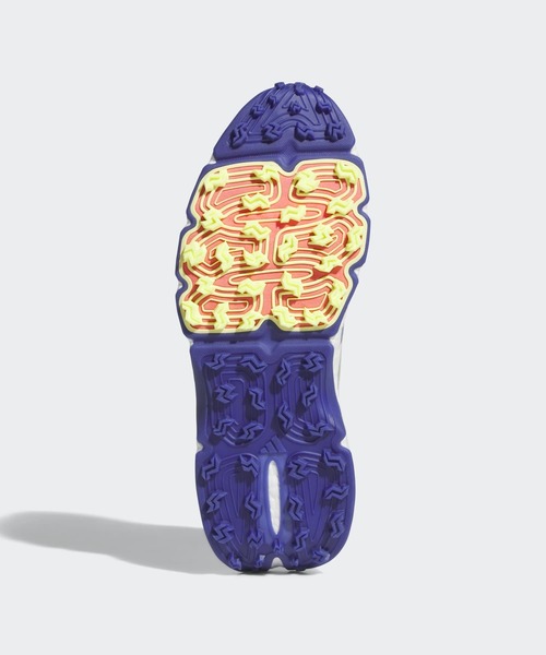 adidas（アディダス）の「コードカオス 27 スパイクレス ゴルフ / CODECHAOS 27 SPIKELESS GOLF【adidas Golf/アディダスゴルフ】（スニーカー・メンズ・ホワイト×ブルー・24.5cm/25.5cm/26.5cm/27.5cm/28.5cm/25.0cm/26.0cm/27.0cm/28.0cm/29.0cm）」の3枚目の写真