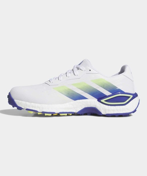 adidas（アディダス）の「コードカオス 27 スパイクレス ゴルフ / CODECHAOS 27 SPIKELESS GOLF【adidas Golf/アディダスゴルフ】（スニーカー・メンズ・ホワイト×ブルー・24.5cm/25.5cm/26.5cm/27.5cm/28.5cm/25.0cm/26.0cm/27.0cm/28.0cm/29.0cm）」の6枚目の写真
