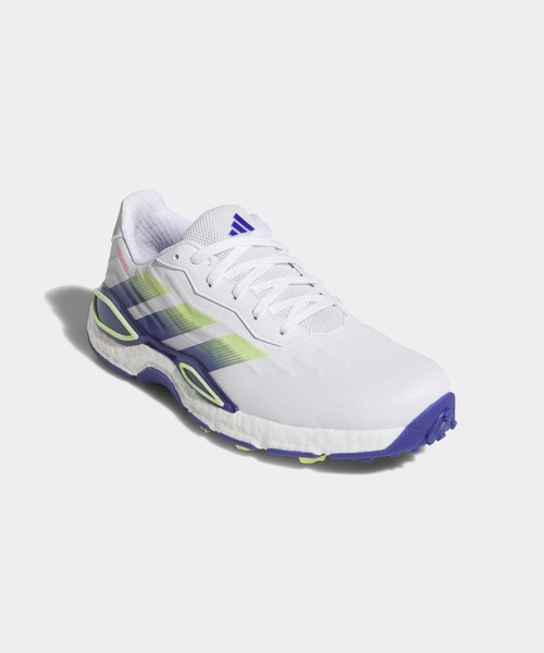 adidas（アディダス）の「コードカオス 27 スパイクレス ゴルフ / CODECHAOS 27 SPIKELESS GOLF【adidas Golf/アディダスゴルフ】（スニーカー・メンズ・ホワイト×ブルー・24.5cm/25.5cm/26.5cm/27.5cm/28.5cm/25.0cm/26.0cm/27.0cm/28.0cm/29.0cm）」の4枚目の写真