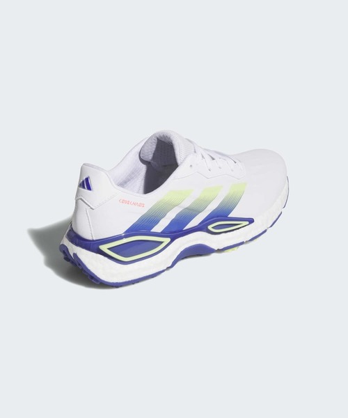 adidas（アディダス）の「コードカオス 27 スパイクレス ゴルフ / CODECHAOS 27 SPIKELESS GOLF【adidas Golf/アディダスゴルフ】（スニーカー・メンズ・ホワイト×ブルー・24.5cm/25.5cm/26.5cm/27.5cm/28.5cm/25.0cm/26.0cm/27.0cm/28.0cm/29.0cm）」の5枚目の写真