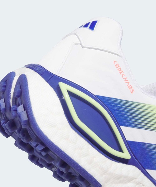 adidas（アディダス）の「コードカオス 27 スパイクレス ゴルフ / CODECHAOS 27 SPIKELESS GOLF【adidas Golf/アディダスゴルフ】（スニーカー・メンズ・ホワイト×ブルー・24.5cm/25.5cm/26.5cm/27.5cm/28.5cm/25.0cm/26.0cm/27.0cm/28.0cm/29.0cm）」の7枚目の写真
