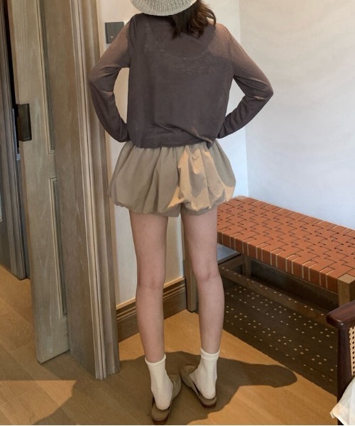 &soiree(アンドソワレ)の「ビックポケット付きワイドショートパンツ(その他パンツ・レディース・オフホワイト/ベージュ/ネイビー・FREE)」の5枚目の写真