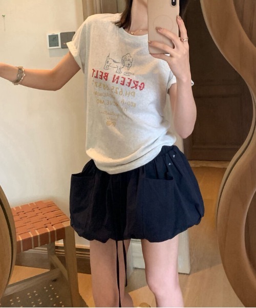 &soiree(アンドソワレ)の「ビックポケット付きワイドショートパンツ(その他パンツ・レディース・オフホワイト/ベージュ/ネイビー・FREE)」の8枚目の写真