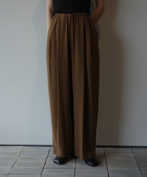 CLANE DRAWSTRING LOOSE TUCK PANTS