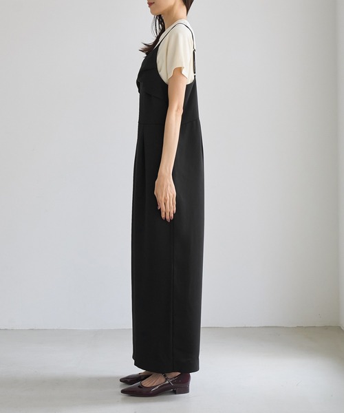 ROPE' PICNIC(ロペピクニック)の「シワになりにくいキャミソールオールインワン/防シワ(つなぎ/オールインワン・レディース・ブラック/カーキ・S/M/L)」の21枚目の写真