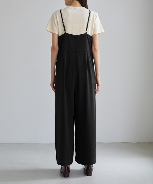 ROPE' PICNIC(ロペピクニック)の「シワになりにくいキャミソールオールインワン/防シワ(つなぎ/オールインワン・レディース・ブラック/カーキ・S/M/L)」の22枚目の写真