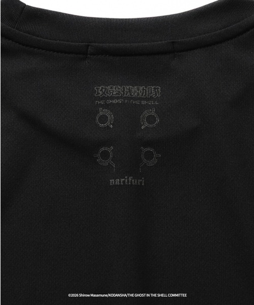 narifuri(ナリフリ)の「narifuri × 攻殻機動隊 THE GHOST IN THE SHELL ドライTシャツ(Tシャツ/カットソー・メンズ・ホワイト/ブラック/パープル・SMALL/MEDIUM/LARGE/X-LARGE)」の8枚目の写真