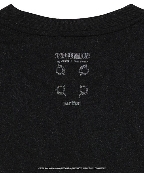 narifuri(ナリフリ)の「narifuri × 攻殻機動隊 THE GHOST IN THE SHELL ドライTシャツ(Tシャツ/カットソー・メンズ・ホワイト/ブラック/パープル・SMALL/MEDIUM/LARGE/X-LARGE)」の9枚目の写真