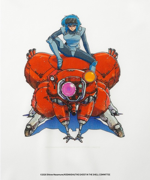 narifuri(ナリフリ)の「narifuri × 攻殻機動隊 THE GHOST IN THE SHELL ドライTシャツ(Tシャツ/カットソー・メンズ・ホワイト/ブラック/パープル・SMALL/MEDIUM/LARGE/X-LARGE)」の4枚目の写真