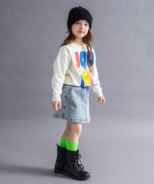DRC branshes（ディーアールシーブランシェス）の「【WEB限定/DRC】ストレッチデニムスカパン（デニムパンツ・キッズ・ネイビー/ブルー/ブラック・100/110/120/140/150/130）」の6枚目の写真