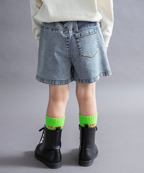 DRC branshes（ディーアールシーブランシェス）の「【WEB限定/DRC】ストレッチデニムスカパン（デニムパンツ・キッズ・ネイビー/ブルー/ブラック・100/110/120/140/150/130）」の8枚目の写真