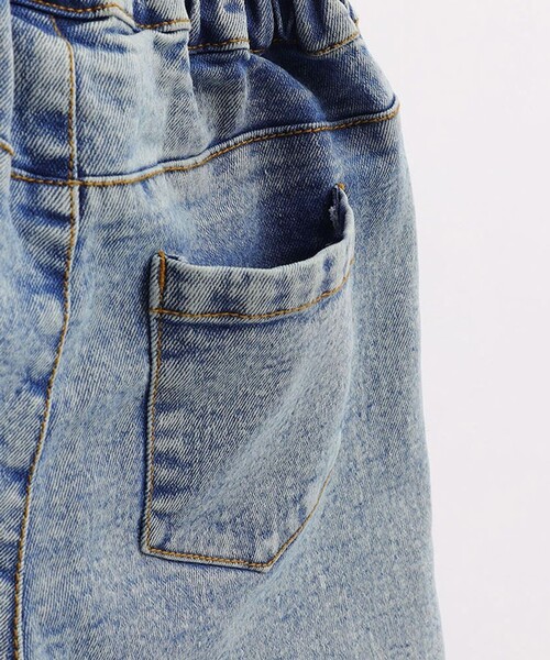 DRC branshes（ディーアールシーブランシェス）の「【WEB限定/DRC】ストレッチデニムスカパン（デニムパンツ・キッズ・ネイビー/ブルー/ブラック・100/110/120/140/150/130）」の11枚目の写真