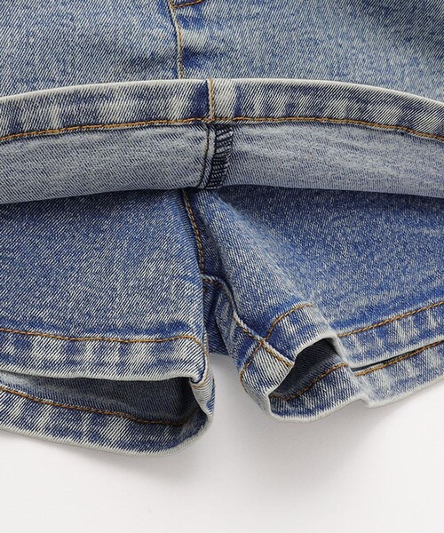 DRC branshes（ディーアールシーブランシェス）の「【WEB限定/DRC】ストレッチデニムスカパン（デニムパンツ・キッズ・ネイビー/ブルー/ブラック・100/110/120/140/150/130）」の12枚目の写真