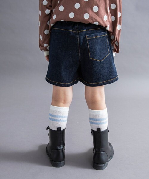 DRC branshes（ディーアールシーブランシェス）の「【WEB限定/DRC】ストレッチデニムスカパン（デニムパンツ・キッズ・ネイビー/ブルー/ブラック・100/110/120/140/150/130）」の18枚目の写真
