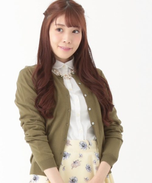 earth music&ecology(アースミュージックアンドエコロジー)の「《全15色》【MORE5月号掲載】【3/17放映!ヒルナンデス紹介】【2016Spring 】《ガンガンカーディガン》カラーパレット(カーディガン/ボレロ・レディース・ブラック/LT.Gray/ライトイエロー/ターコイズブルー/マスタード/ネイビー/オレンジ/イエロー/ピンク/レッド/キャメル/オフホワイト/サックスブルー/ブルー/カーキ・SMALL/LARGE/MEDIUM)」の4枚目の写真