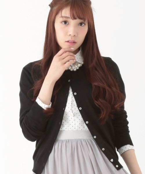 earth music&ecology(アースミュージックアンドエコロジー)の「《全15色》【MORE5月号掲載】【3/17放映!ヒルナンデス紹介】【2016Spring 】《ガンガンカーディガン》カラーパレット(カーディガン/ボレロ・レディース・ブラック/LT.Gray/ライトイエロー/ターコイズブルー/マスタード/ネイビー/オレンジ/イエロー/ピンク/レッド/キャメル/オフホワイト/サックスブルー/ブルー/カーキ・SMALL/LARGE/MEDIUM)」の3枚目の写真