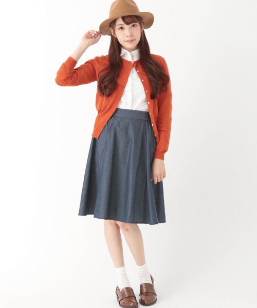 earth music&ecology(アースミュージックアンドエコロジー)の「《全15色》【MORE5月号掲載】【3/17放映!ヒルナンデス紹介】【2016Spring 】《ガンガンカーディガン》カラーパレット(カーディガン/ボレロ・レディース・ブラック/LT.Gray/ライトイエロー/ターコイズブルー/マスタード/ネイビー/オレンジ/イエロー/ピンク/レッド/キャメル/オフホワイト/サックスブルー/ブルー/カーキ・SMALL/LARGE/MEDIUM)」の22枚目の写真