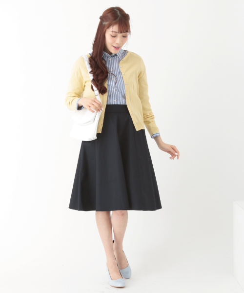 earth music&ecology(アースミュージックアンドエコロジー)の「《全15色》【MORE5月号掲載】【3/17放映!ヒルナンデス紹介】【2016Spring 】《ガンガンカーディガン》カラーパレット(カーディガン/ボレロ・レディース・ブラック/LT.Gray/ライトイエロー/ターコイズブルー/マスタード/ネイビー/オレンジ/イエロー/ピンク/レッド/キャメル/オフホワイト/サックスブルー/ブルー/カーキ・SMALL/LARGE/MEDIUM)」の16枚目の写真