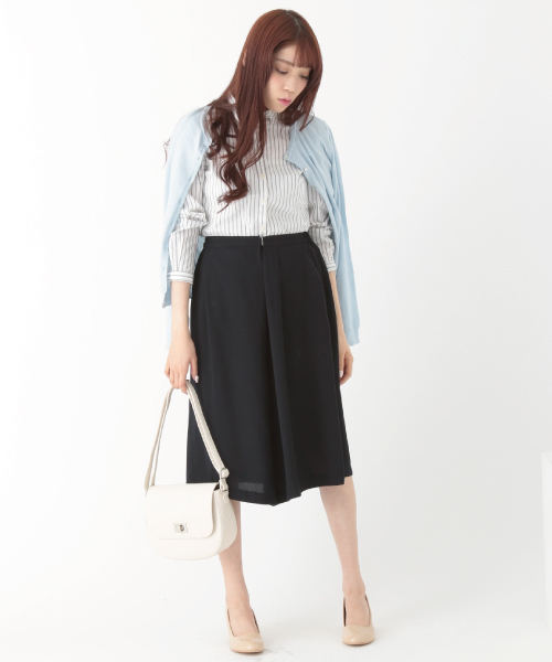 earth music&ecology(アースミュージックアンドエコロジー)の「《全15色》【MORE5月号掲載】【3/17放映!ヒルナンデス紹介】【2016Spring 】《ガンガンカーディガン》カラーパレット(カーディガン/ボレロ・レディース・ブラック/LT.Gray/ライトイエロー/ターコイズブルー/マスタード/ネイビー/オレンジ/イエロー/ピンク/レッド/キャメル/オフホワイト/サックスブルー/ブルー/カーキ・SMALL/LARGE/MEDIUM)」の18枚目の写真