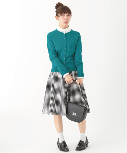 earth music&ecology(アースミュージックアンドエコロジー)の「《全15色》【MORE5月号掲載】【3/17放映!ヒルナンデス紹介】【2016Spring 】《ガンガンカーディガン》カラーパレット(カーディガン/ボレロ・レディース・ブラック/LT.Gray/ライトイエロー/ターコイズブルー/マスタード/ネイビー/オレンジ/イエロー/ピンク/レッド/キャメル/オフホワイト/サックスブルー/ブルー/カーキ・SMALL/LARGE/MEDIUM)」の21枚目の写真