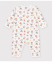 PETIT BATEAU（プチバトー）の「アニマルプリント足なしロンパース（ロンパース）」