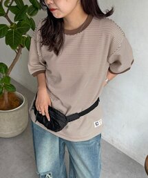 CPCM（シーピーシーエム）の「ボーダーリンガーT（Tシャツ/カットソー）」