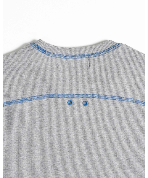 999HUMANITY(999ヒューマニティ)の「カラードステッチラインロングスリーブTシャツ(メランジグレー)(Tシャツ/カットソー・レディース・その他・OS)」の5枚目の写真